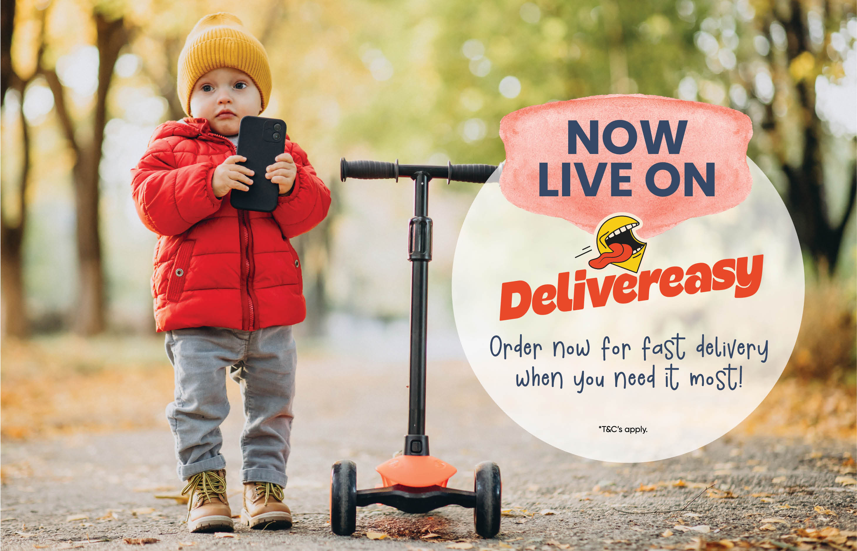 Now live on Delivereasy